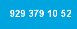 929 379 10 52 929 379 10 52